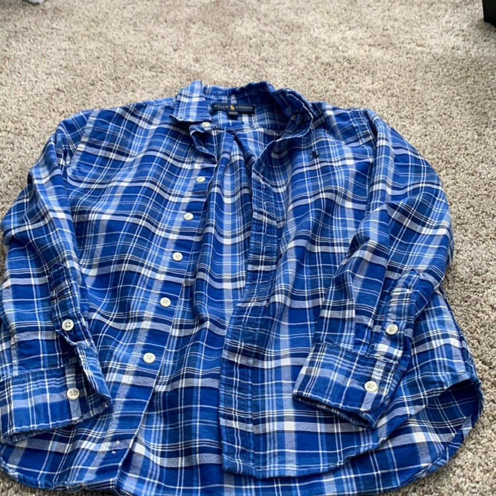 Excellent condition burton down Ralph Lauren polo shirt size 10-12